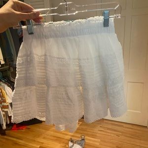 Aerie Rock n Ruffle Mini Skirt